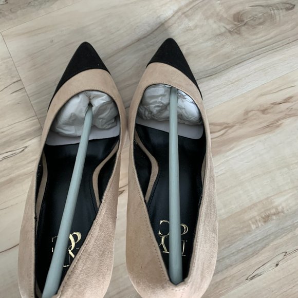 New York & Company Women's Madison Pump, Colorblock Black/Beige, size 9, NIB - Picture 6 of 9